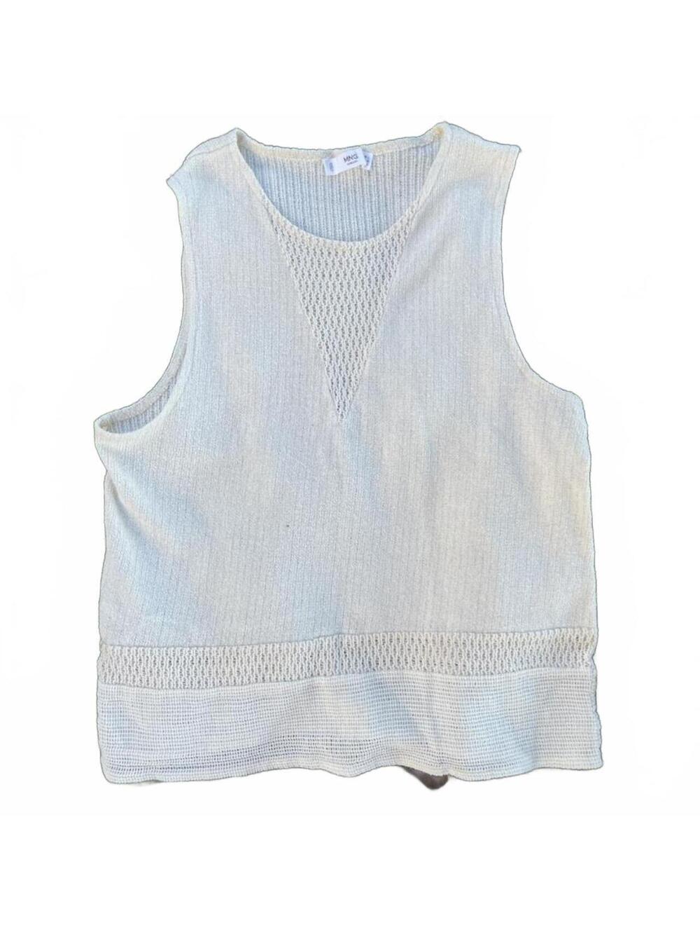 MNG Natural Fabric Tank Top Size M